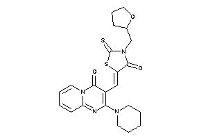 5-[(4-keto-2-piperidino-pyrido[1,2-a]pyrimidin-3-yl)methylene]-3-(tetrahydrofurfuryl)-2-thioxo-thiazolidin-4-one