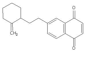 6-[2-(2-methylenecyclohexyl)ethyl]-1,4-naphthoquinone