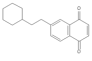 Image of 6-(2-cyclohexylethyl)-1,4-naphthoquinone