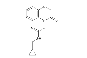 N-(cyclopropylmethyl)-2-(3-keto-1,4-benzoxazin-4-yl)acetamide