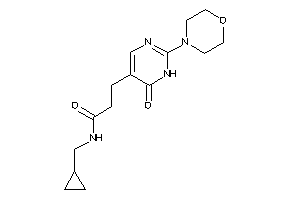 N-(cyclopropylmethyl)-3-(6-keto-2-morpholino-1H-pyrimidin-5-yl)propionamide