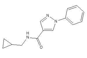 N-(cyclopropylmethyl)-1-phenyl-pyrazole-4-carboxamide