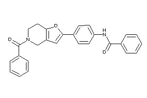 N-[4-(5-benzoyl-6,7-dihydro-4H-furo[3,2-c]pyridin-2-yl)phenyl]benzamide