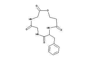 Image of 3-benzyl-11-oxa-2,5,8-triazacyclotridecane-1,4,7,10-diquinone