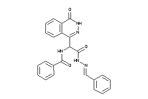 N-[2-(N'-benzalhydrazino)-2-keto-1-(4-keto-3H-phthalazin-1-yl)ethyl]benzamide