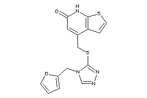 4-[[[4-(2-furfuryl)-1,2,4-triazol-3-yl]thio]methyl]-7H-thieno[2,3-b]pyridin-6-one