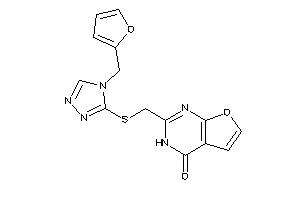 2-[[[4-(2-furfuryl)-1,2,4-triazol-3-yl]thio]methyl]-3H-furo[2,3-d]pyrimidin-4-one