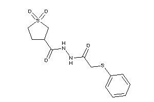 1,1-diketo-N'-[2-(phenylthio)acetyl]thiolane-3-carbohydrazide