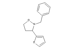 Image of 2-benzyl-3-(2-furyl)isoxazolidine