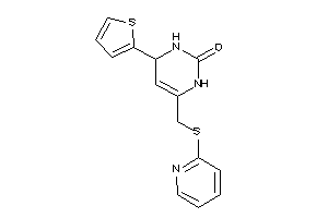 6-[(2-pyridylthio)methyl]-4-(2-thienyl)-3,4-dihydro-1H-pyrimidin-2-one