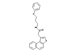 2-benzo[e]benzofuran-1-yl-N-(3-phenoxypropyl)acetamide