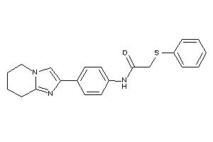 2-(phenylthio)-N-[4-(5,6,7,8-tetrahydroimidazo[1,2-a]pyridin-2-yl)phenyl]acetamide