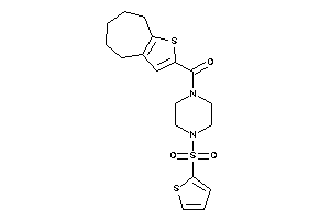 5,6,7,8-tetrahydro-4H-cyclohepta[b]thiophen-2-yl-[4-(2-thienylsulfonyl)piperazino]methanone