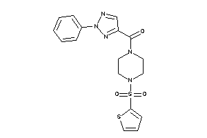 (2-phenyltriazol-4-yl)-[4-(2-thienylsulfonyl)piperazino]methanone