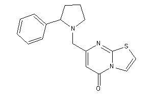 7-[(2-phenylpyrrolidino)methyl]thiazolo[3,2-a]pyrimidin-5-one