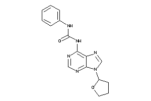 1-phenyl-3-[9-(tetrahydrofuryl)purin-6-yl]urea