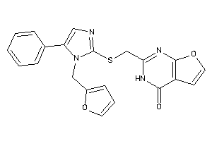 2-[[[1-(2-furfuryl)-5-phenyl-imidazol-2-yl]thio]methyl]-3H-furo[2,3-d]pyrimidin-4-one