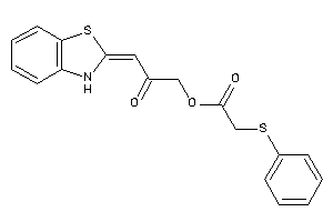 2-(phenylthio)acetic Acid [3-(3H-1,3-benzothiazol-2-ylidene)-2-keto-propyl] Ester