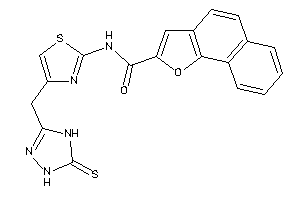 N-[4-[(5-thioxo-1,4-dihydro-1,2,4-triazol-3-yl)methyl]thiazol-2-yl]benzo[g]benzofuran-2-carboxamide