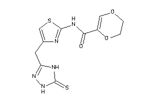 N-[4-[(5-thioxo-1,4-dihydro-1,2,4-triazol-3-yl)methyl]thiazol-2-yl]-2,3-dihydro-1,4-dioxine-5-carboxamide