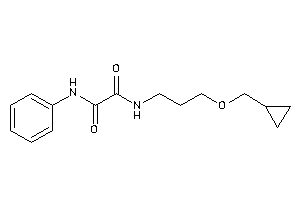 N-[3-(cyclopropylmethoxy)propyl]-N'-phenyl-oxamide