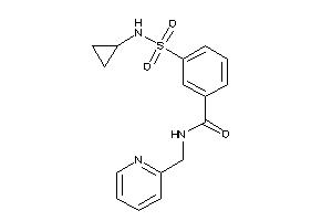 3-(cyclopropylsulfamoyl)-N-(2-pyridylmethyl)benzamide