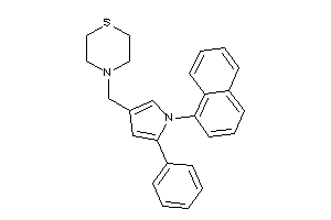 4-[[1-(1-naphthyl)-5-phenyl-pyrrol-3-yl]methyl]thiomorpholine