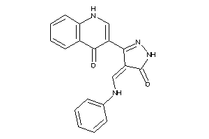 3-[4-(anilinomethylene)-5-keto-2-pyrazolin-3-yl]-4-quinolone