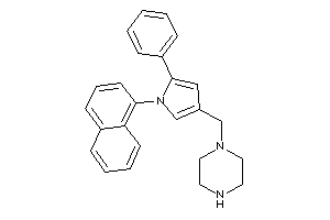 1-[[1-(1-naphthyl)-5-phenyl-pyrrol-3-yl]methyl]piperazine