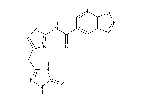 N-[4-[(5-thioxo-1,4-dihydro-1,2,4-triazol-3-yl)methyl]thiazol-2-yl]isoxazolo[5,4-b]pyridine-5-carboxamide