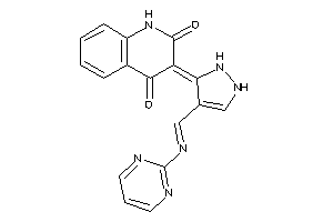 Image of 3-[4-(2-pyrimidyliminomethyl)-3-pyrazolin-3-ylidene]-1H-quinoline-2,4-quinone