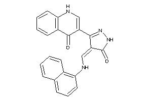 3-[5-keto-4-[(1-naphthylamino)methylene]-2-pyrazolin-3-yl]-4-quinolone