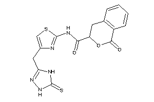 1-keto-N-[4-[(5-thioxo-1,4-dihydro-1,2,4-triazol-3-yl)methyl]thiazol-2-yl]isochroman-3-carboxamide