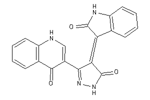 Image of 3-[5-keto-4-(2-ketoindolin-3-ylidene)-2-pyrazolin-3-yl]-4-quinolone