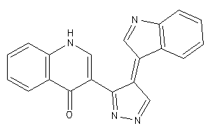 3-(4-indol-3-ylidenepyrazol-3-yl)-4-quinolone