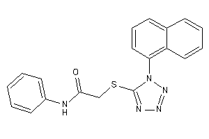 Image of 2-[[1-(1-naphthyl)tetrazol-5-yl]thio]-N-phenyl-acetamide