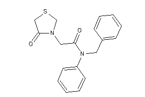 N-benzyl-2-(4-ketothiazolidin-3-yl)-N-phenyl-acetamide