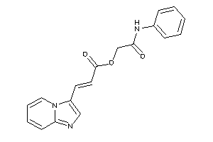 Image of 3-imidazo[1,2-a]pyridin-3-ylacrylic Acid (2-anilino-2-keto-ethyl) Ester