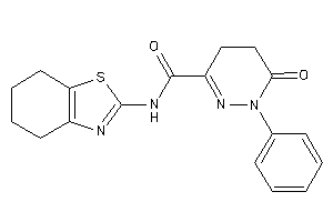 6-keto-1-phenyl-N-(4,5,6,7-tetrahydro-1,3-benzothiazol-2-yl)-4,5-dihydropyridazine-3-carboxamide