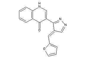 3-[4-(2-furfurylidene)pyrazol-3-yl]-4-quinolone