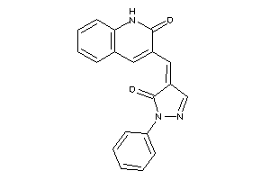 Image of 3-[(5-keto-1-phenyl-2-pyrazolin-4-ylidene)methyl]carbostyril