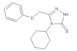 4-cyclohexyl-3-(phenoxymethyl)-1H-1,2,4-triazole-5-thione