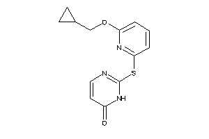 2-[[6-(cyclopropylmethoxy)-2-pyridyl]thio]-1H-pyrimidin-6-one