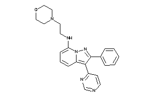 2-morpholinoethyl-[2-phenyl-3-(4-pyrimidyl)pyrazolo[1,5-a]pyridin-7-yl]amine