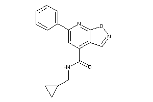 N-(cyclopropylmethyl)-6-phenyl-isoxazolo[5,4-b]pyridine-4-carboxamide