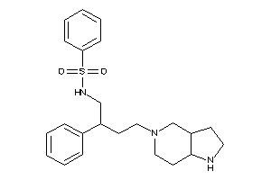 N-[4-(1,2,3,3a,4,6,7,7a-octahydropyrrolo[3,2-c]pyridin-5-yl)-2-phenyl-butyl]benzenesulfonamide