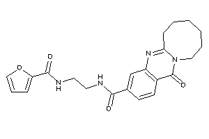 N-[2-(2-furoylamino)ethyl]-13-keto-6,7,8,9,10,11-hexahydroazocino[2,1-b]quinazoline-3-carboxamide