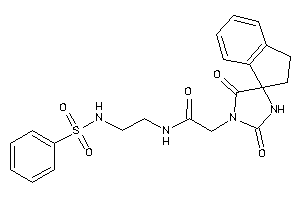 Image of N-[2-(benzenesulfonamido)ethyl]-2-(2,5-diketospiro[imidazolidine-4,1'-indane]-1-yl)acetamide