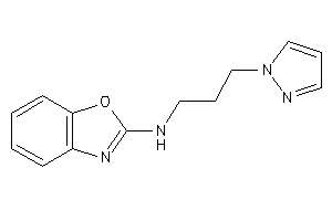 1,3-benzoxazol-2-yl(3-pyrazol-1-ylpropyl)amine