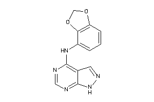 1,3-benzodioxol-4-yl(1H-pyrazolo[3,4-d]pyrimidin-4-yl)amine